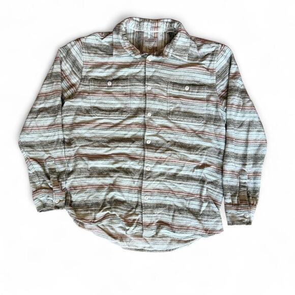 Striped Quiksilver Longsleeve Button Down Shirt - Picture 1 of 6